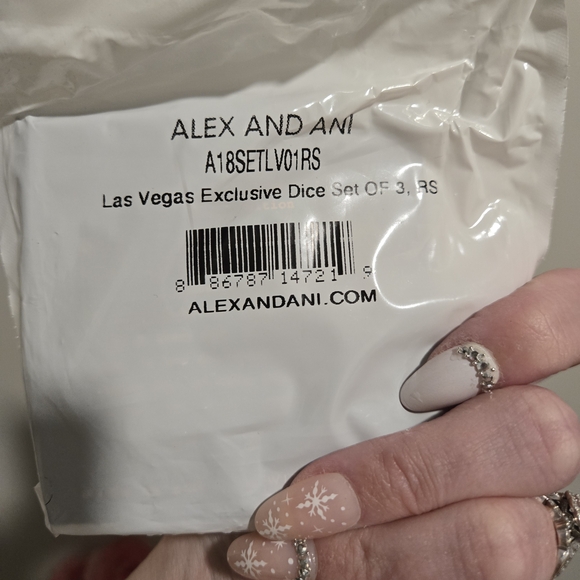 Alex and Ani Las Vegas Exclusive Dice Set Of 3 - Picture 3 of 3